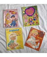 4 VTG Whitman New Uncut Paper Doll Books Baby Tender Love Story Book Bif... - £27.65 GBP