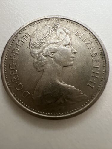 Primary image for 1970  Great Britain 5  New Pence Coin - KM#911  (#INV6994)