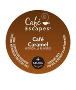 Cafe Escapes Cafe Caramel Keurig Coffee K-cups - Bulk Stock 72 Ct. - $46.17 CAD