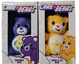 Care Bears Mini Plush Set of 2 HARMONY BEAR / LAUGH A LOT BEAR 3” New in... - $14.84