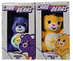 Care Bears Mini Plush Set Of 2 Harmony Bear / Laugh A Lot Bear 3” New In Box - £11.67 GBP
