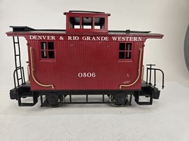 Bachmann Big Hauler G Scale Denver &amp; Rio Grande Western D&amp;RGW 506 Bobber Caboose - £14.45 GBP