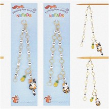 Purrfect Progress Tracker: Enamel Cat Knitting Row Counter Chains - 2 Pcs Set. N - $25.69