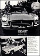 1972 MG MGB/GT Classic British Sports Car Vintage Print Ad Sailboat Wall Art - $10.97