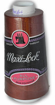 Maxi Lock All Purpose Thread Cinnamon 3000 YD Cone  MLT-016 - $6.29