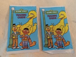Lot of 2 1992 Sesame Street Trading Packs  20 Cards Total Big Bird Oscar... - €7,73 EUR