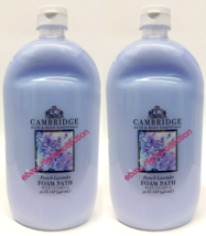 Lot 2 X Cambridge Bath &amp; Body Essentials Foam Bath French Lavender w/Vit E 64 Oz - £19.70 GBP