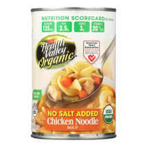 Health Valley Organic Chicken Noodle Soup, 14.5 oz Can Case 12, no added... - $72.99