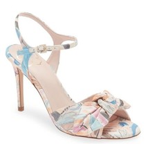Ted Baker London Nestar Ankle Strap Heeled Sandal, Floral Multi, Size 10... - $99.00