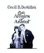 The Affairs of Anatol (1921) Rare Classic Silent Drama DVD - $20.04