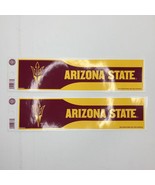 Set 2 ASU Bumper Sticker Arizona State University Sun Devils Pitch Fork ... - £9.47 GBP