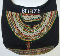 Belize Embroidered Crossbody Tote Bag Hippie Boho Hobo Carryall Patterne... - $23.70