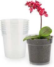 Kinglake Garden 16 Pack Clear Orchid Pots,4.5 Inch Clear Plastic Orchid Planter - £33.77 GBP