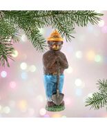 SMOKEY THE BEAR ORNAMENT 6" Glass Forest Fire Safety Mascot Christmas Tr... - $18.95