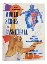 College All-Americans vs Harlem Globetrotters 1953 Official Souvenir Program - £22.94 GBP