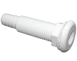 TH-752XL-DP EXTENDED LENGTH Marine THRU-HULL FITTING-3/4&quot; x 4-1/2&quot;, Whit... - £9.68 GBP