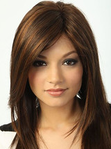 Fashion Long Heat Resistant Synthetic Hair Non Lace Wigs Ombre Color 18inches - £10.23 GBP