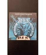 BRITISH ROCK SYMPHONY 2004 ROSEMONT, ILLINOIS ORIGINAL CLOTH BACKSTAGE PASS - $10.00