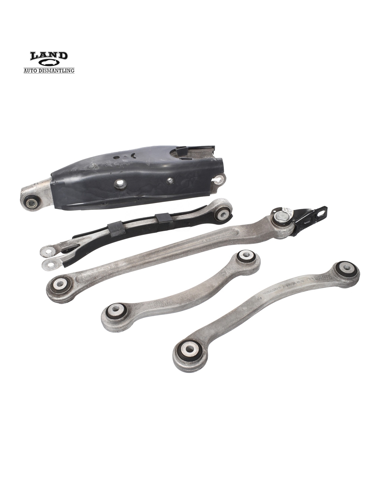 MERCEDES R230 SL-CLASS LEFT REAR SUSPENSION SPINDLE KNUCKLE CONTROL ARM SET - $74.24
