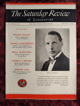 Rare Saturday Review Magazine April 18 1936 Charles Morgan Ayn Rand - £32.55 GBP