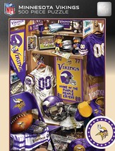 Minnesota Vikings Puzzle 500 Piece Locker Room - $958.98 MXN