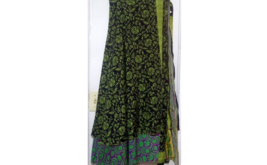 Indian Sari Wrap Skirt S332 - £19.63 GBP
