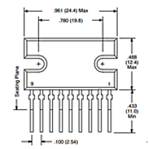 NTE1567  ic-tv vertical deflection circuit upc 768249056911 - $7.70