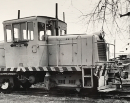 PCI #100 Locomotive Train B&amp;W Photograph at Waukegan IL Illinois 1961 - £9.60 GBP