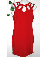 Forplay Born in Hollywood Red Casual Clubwear Women&#39;s Dress Size L NEW  - £41.87 GBP