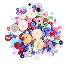 Buttons Galore Mixed Color Grab Bag Craft and Sewing buttons - $8.41