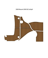 2008 Maxum 2500 SE Cockpit Pad Boat EVA Foam Faux Teak Deck Floor Mat Fl... - $868.49 CAD