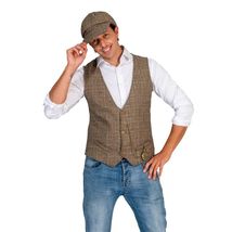 1920's Peaky Blinders style Waistcoat &amp; Cap - $33.10+