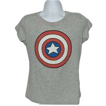 Marvel Youth Captain America Symbol Superhero Comics T-Shirt XXL Short Sleeve - £18.62 GBP