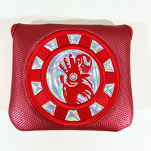 Golf Club Putter Mallet Head Cover Iron Man Red Armor Graphic Style - $27.50