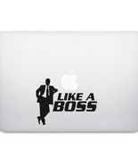 Like A Boss Decal Vinyl Sticker | White, Black | Truck Window Bumper Car Laptop  - $5.93