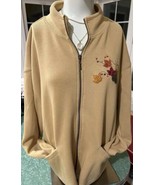 Vintage 90s Lighthouse Apparel Zip Seater Jacket Autumn Leaves Embroider... - $18.00