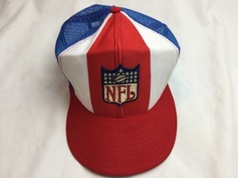 Vtg NFL Snapback HAT CAP Lucky Stripes AJD Old Logo Large Band Poor Condition - £11.64 GBP
