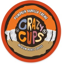 Crazy Cups Vanilla Pumpkin Spice Coffee 22 to 110 Keurig K cups Pick Any Size  - £19.89 GBP+