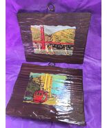 Lot MCM 1950s San Fran Art Cali Street Car San Fran Bridge Decoupage Sai... - $74.25
