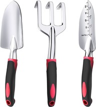 Garden Tool Set 3 Pieces Aluminum Heavy Gardening Kit Including Hand Sho... - £23.73 GBP