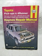 HAYNES #92075 TOYOTA &#39;79-95 Pick-Ups &amp; &#39;84-95 4Runner-Compact Models-Gas... - £13.31 GBP