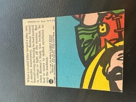 Batman Robin Joker Card 1966 Periodical Topps DC Comics 41A Duel of Death Killer - £15.48 GBP