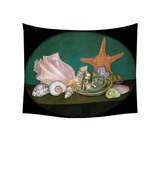 Still Life With a Mermaid and Sea Shells Tapestry - $40.61 CAD+
