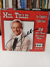 #1394 Autographed Mel Tillis Country Collection 36 All Time Greatest Hits CD - £69.58 GBP