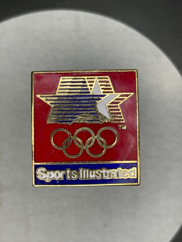 Olympic Summer Games Souvenir Lapel Pin Los Angeles 1984 Sports Illustrated - $14.85
