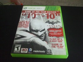 Batman: Arkham City -- Game of the Year Edition (Microsoft Xbox 360, 2012) - £6.77 GBP