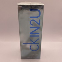 Ck In 2U Men By Calvin Klein 3.4 Oz Eau De Toilette Spray - New & Sealed Box - £22.19 GBP