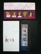 Diana Princess of Wales Stamps 1964-1997 Royal Mail Mint Stamps (5) - £7.47 GBP