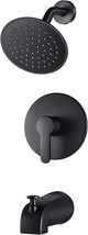 Black Shower Faucet Set With Tub Spout, Wrisin Black Shower Head And Handle Set, - £72.73 GBP
