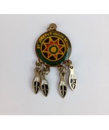 Vintage St. Joseph&#39;s Indian School Colorful Dreamcatcher Enamel Necklace... - $11.55 CAD